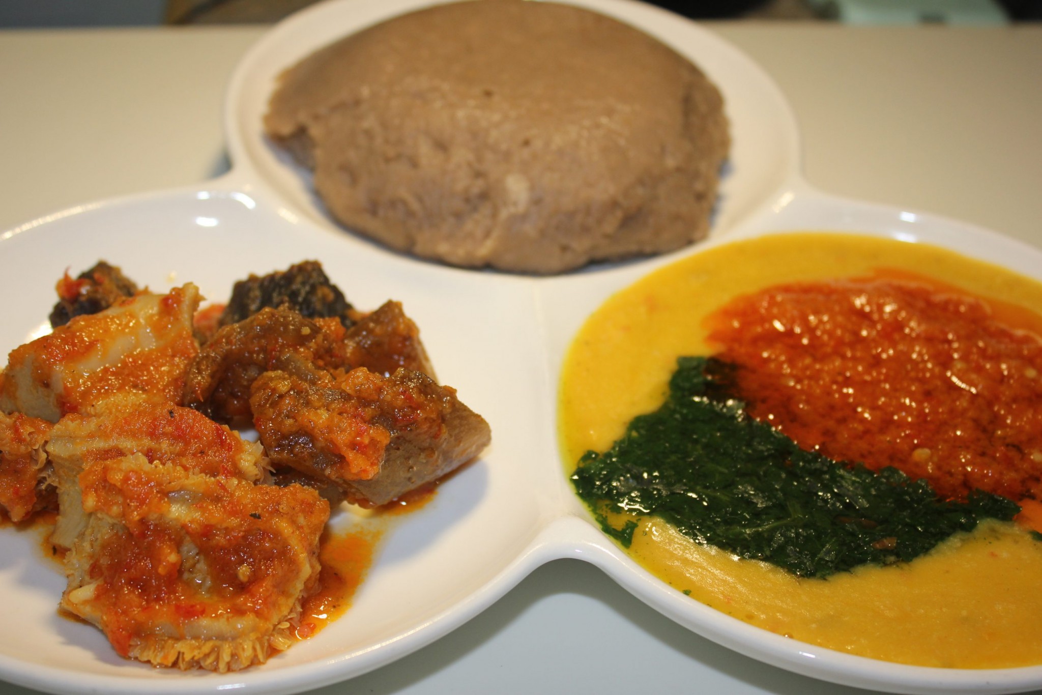 Amala and gbegiri